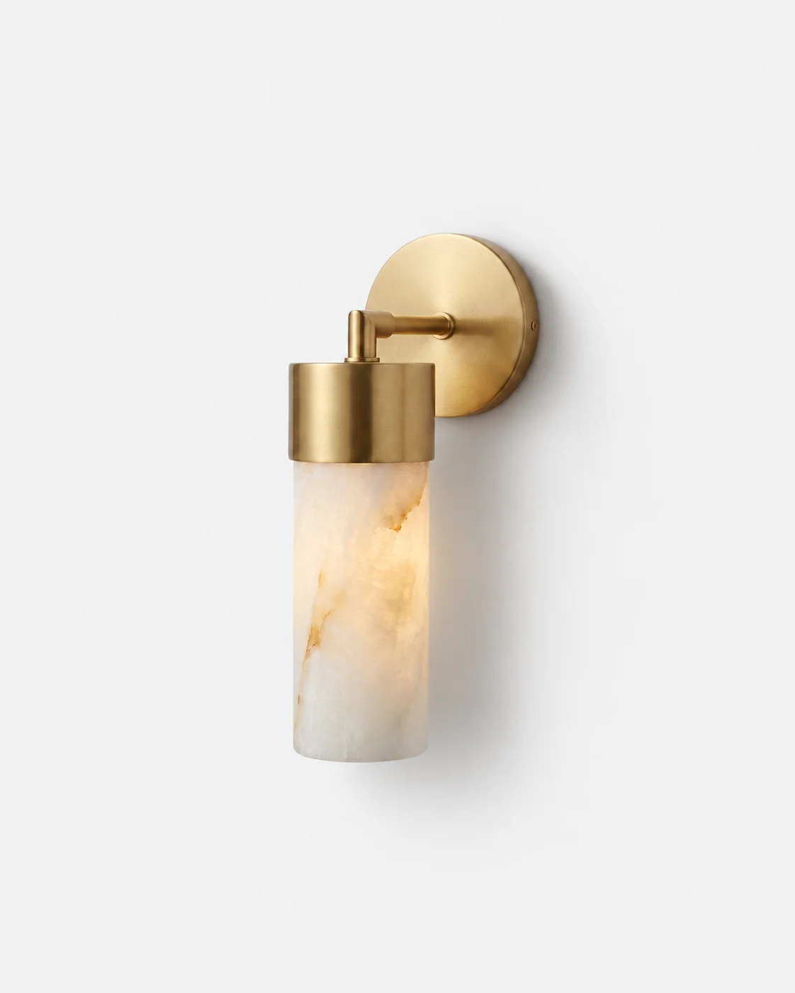 Wall Sconce Alabaster and Brass | Denci