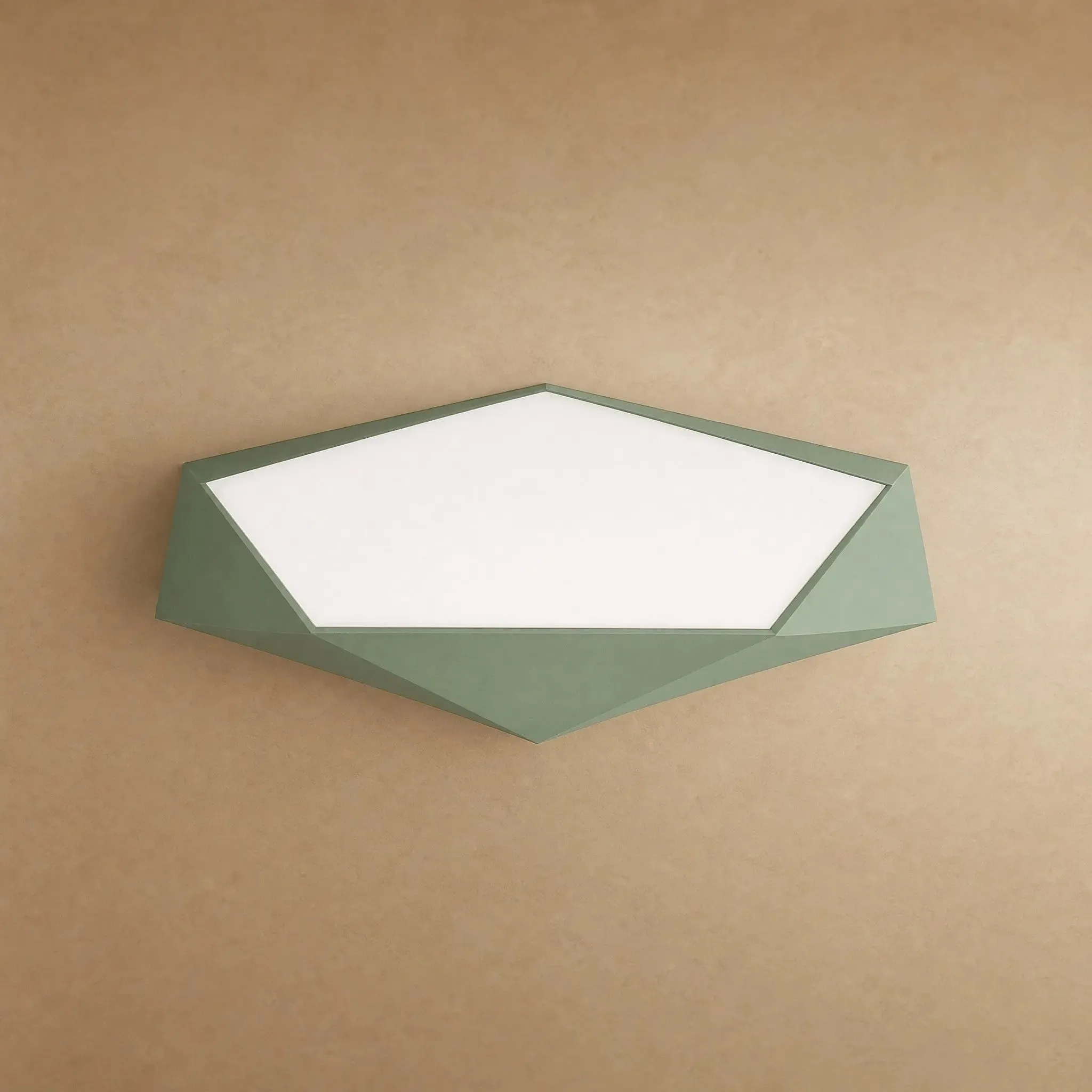 Ceiling Light Metal Faceted Pentagon | Kalinto