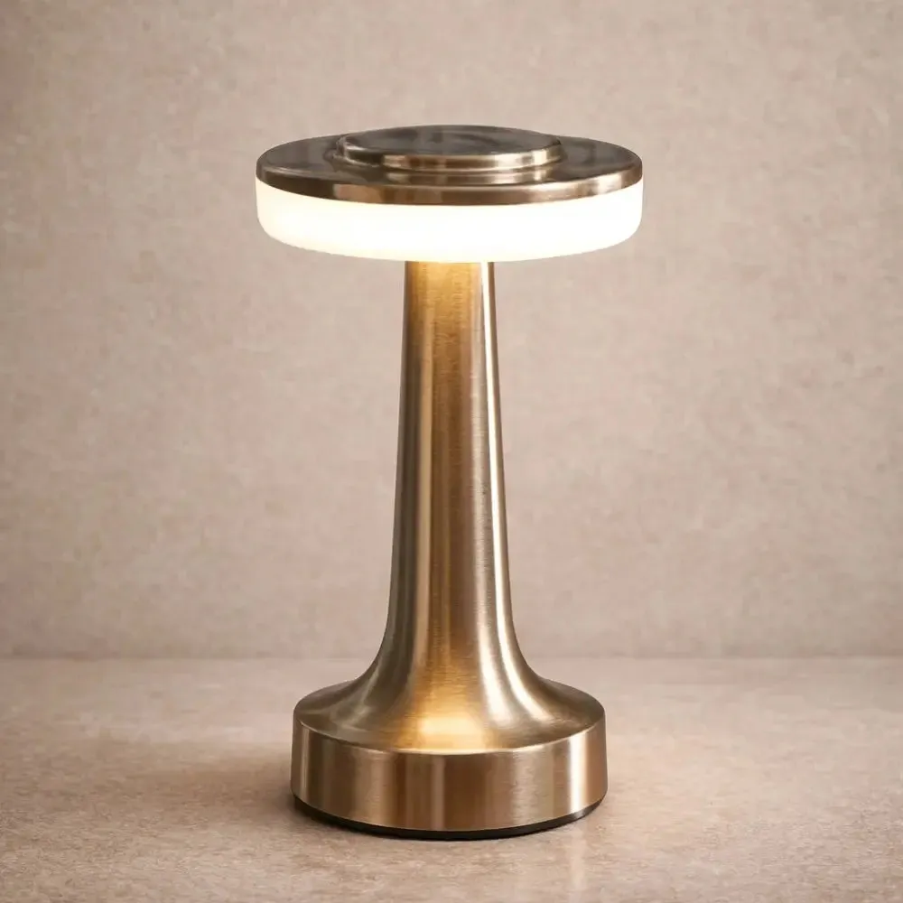 Table Lamp Aluminum Halo Ring | Lunarya