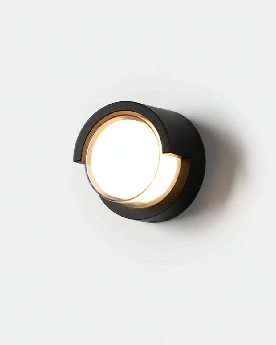 Outdoor Wall Light Aluminum Round Bulkhead | Yaxo