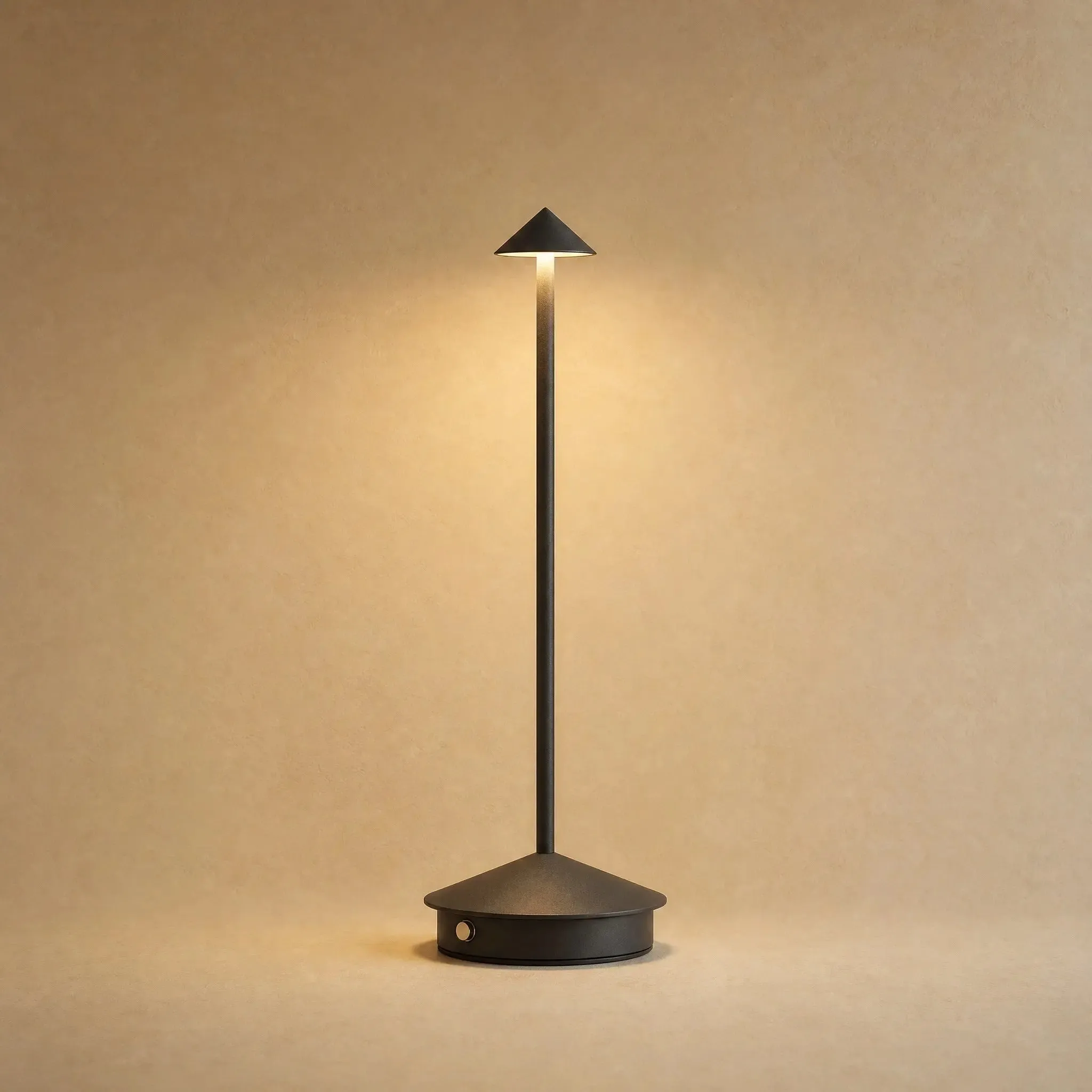 Cordless Table Lamp Matte Aluminum | Yuzano