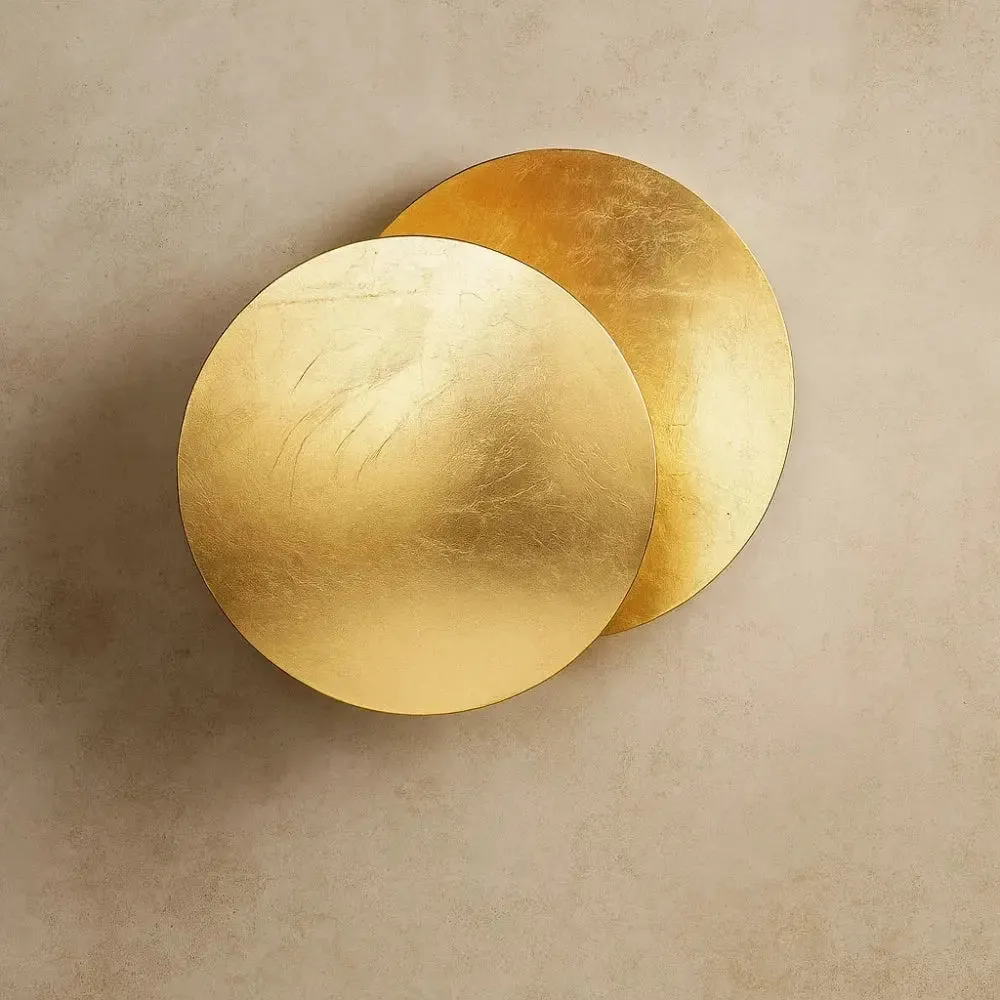 Wall Sconce Brass Eclipse Disc | Orbita