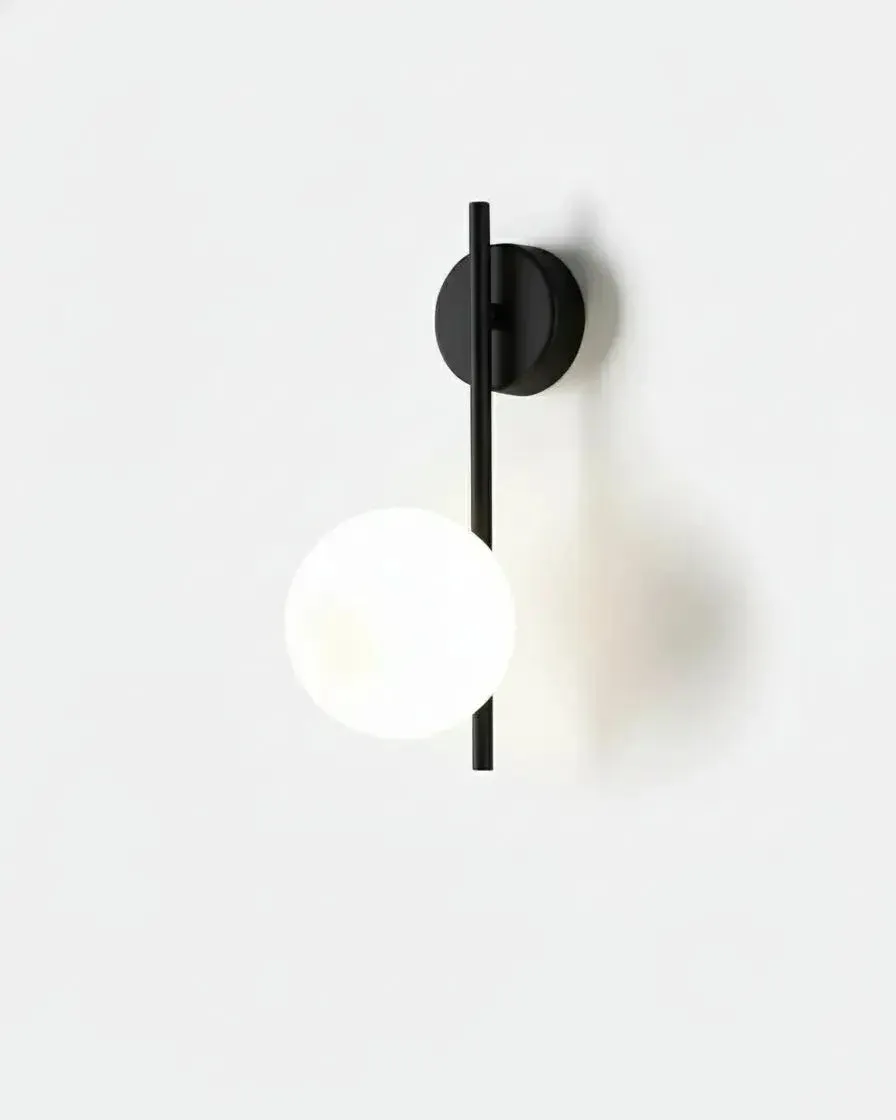 Wall Sconce Glass Opal Globe | Vara